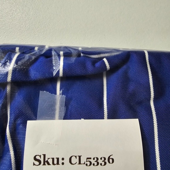 Peter Millar Men Summer Comfort Striped Polo Shirt Size Large Golf Casual Travel - Picture 11 of 11